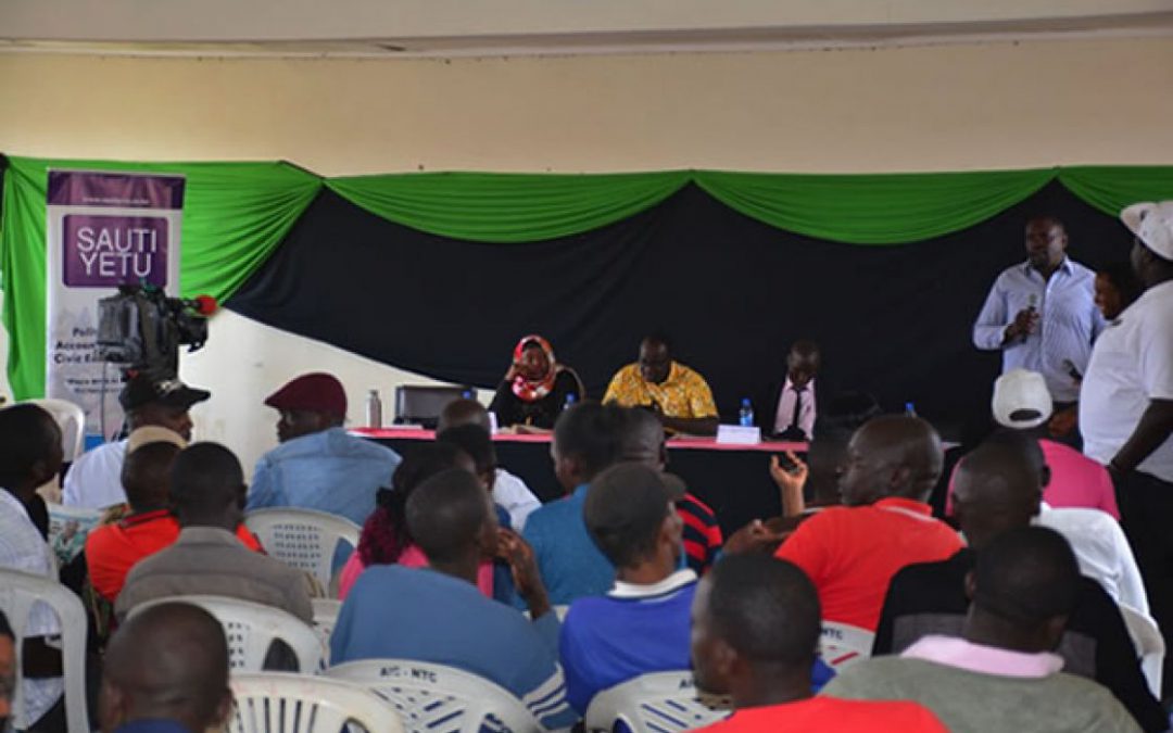 Political debate forum for MCAs in Kibra Constituency, Nairobi County